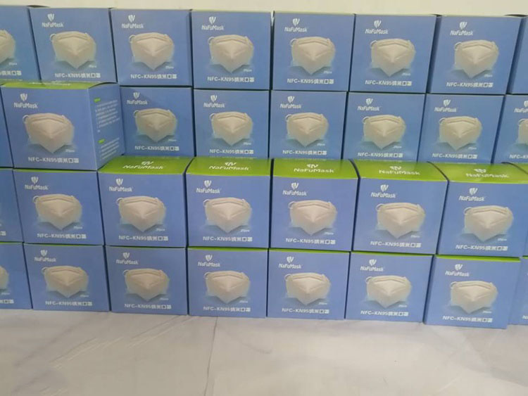 Máscara facial médica N95 para coronavírus